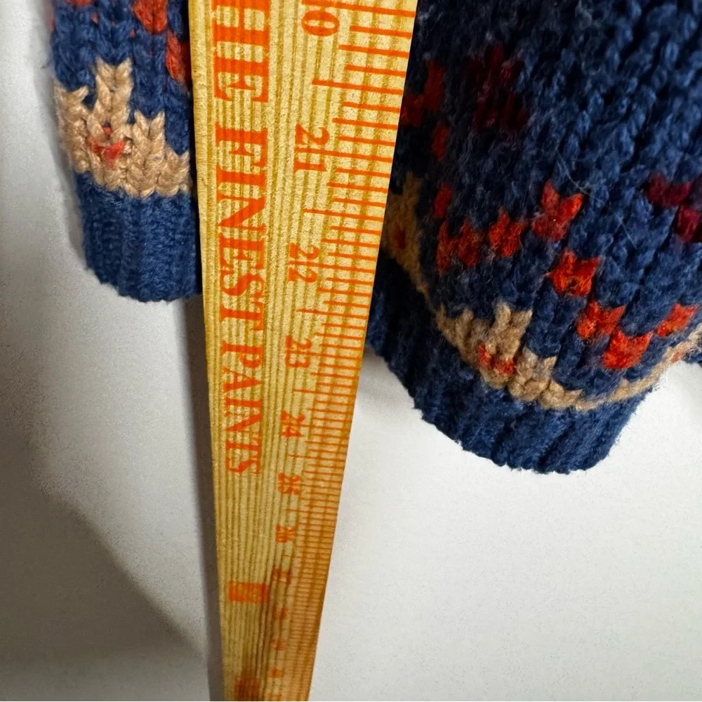 Anthropologie Sparrow Fair Isle Hooded Cardigan - Picture 5 of 8